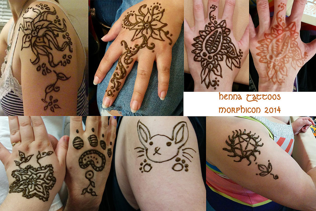 Henna Tattoos from MorphiCon 2014