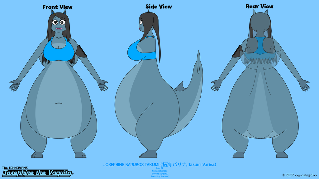 Most recent image: Varina the Vaquita Reference Sheet