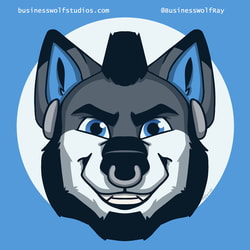 Business Wolf Logo