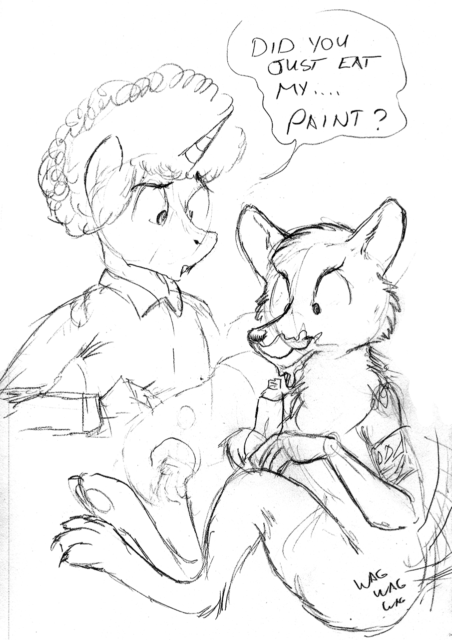 Silly Coyote! (Doodle)