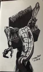 Inktober 2021, Day 24 The Mimic