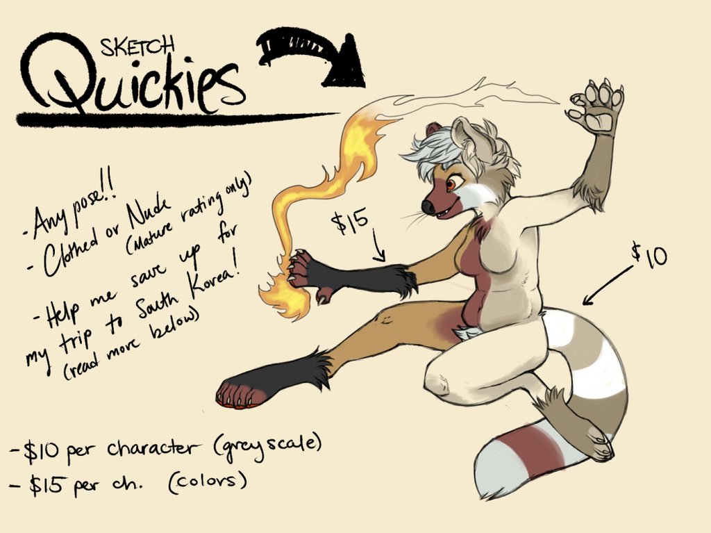 Most recent image: $10 - $15 Sketch Quickies! - Limited Special Discount!! - 