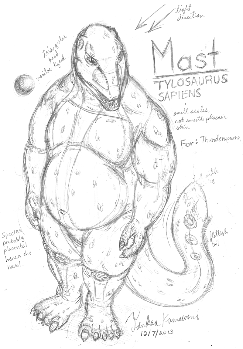 Mast the Tylosaurus - Draft