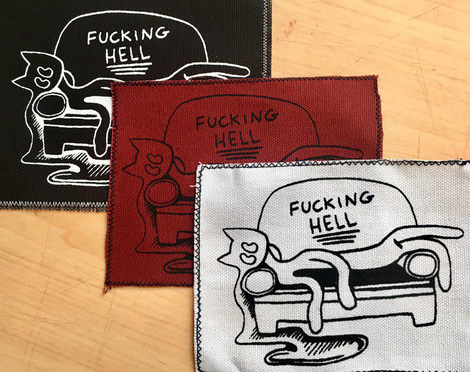 Fucking Hell Screenprinted Patches