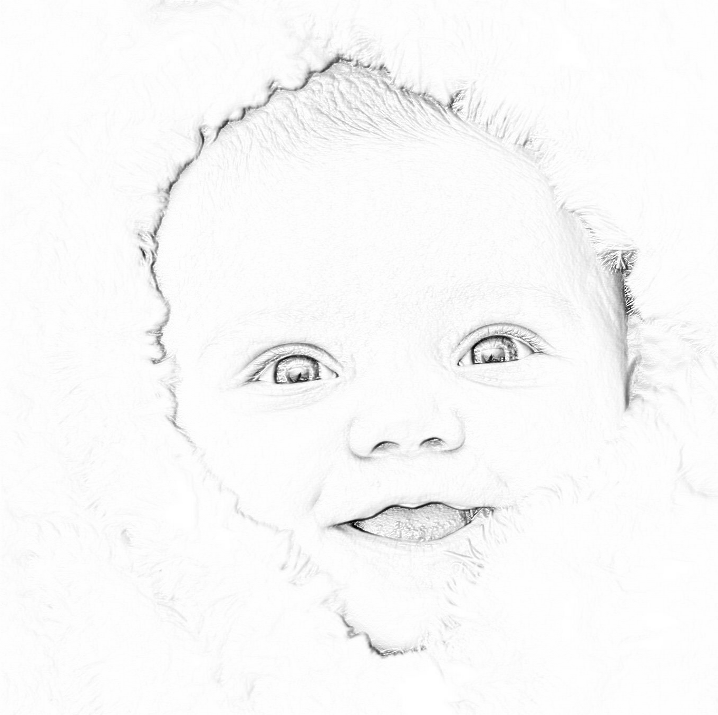 Most recent image: Cute baby sketch
