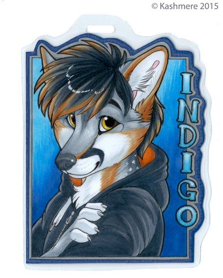 Indigo Badge