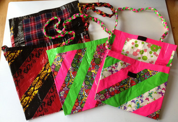 Lined Duct Tape Purses 2