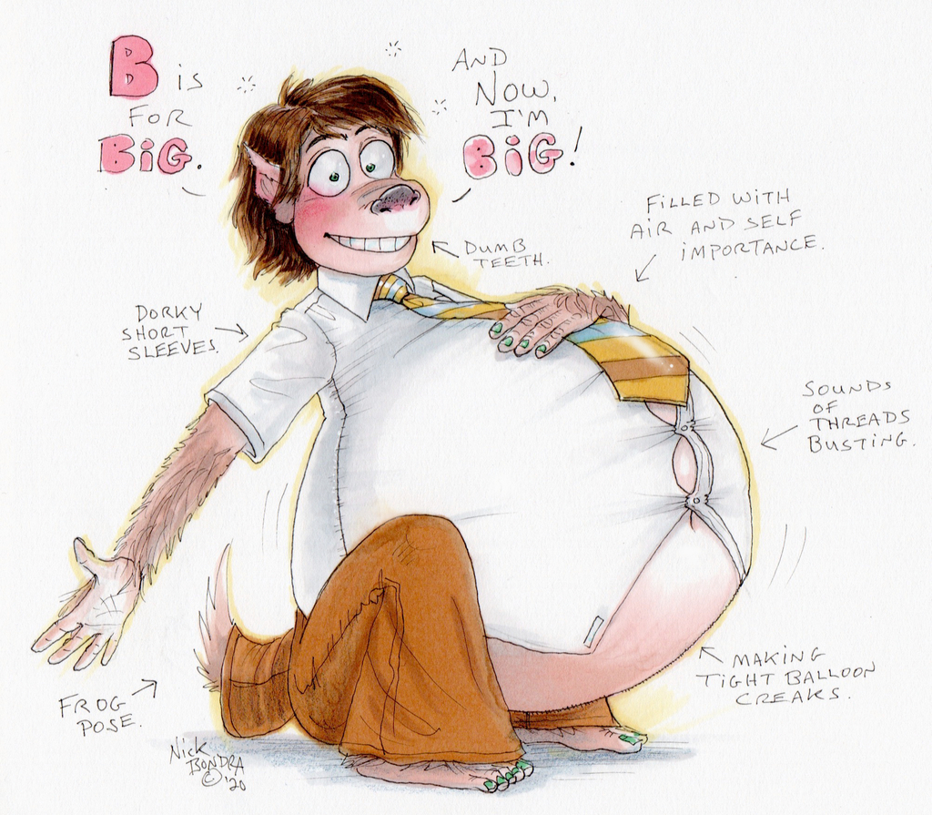 B is for Big Balloon Belly
