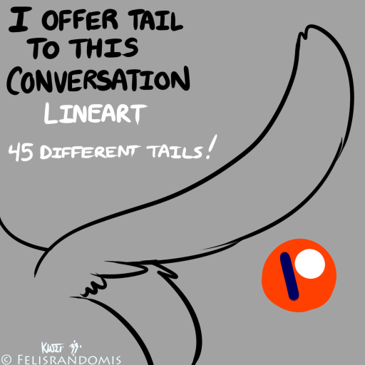 [Patreon[ Tail Lineart