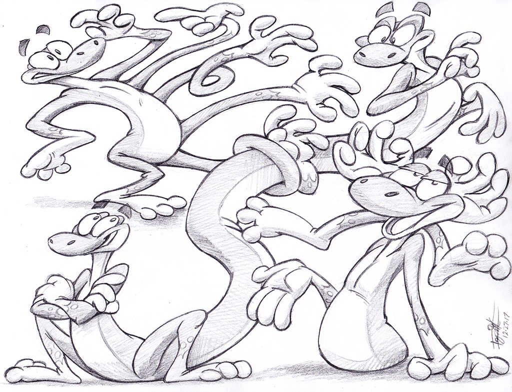 Sketchpage 51 - Frog Knot