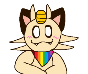 Emily the meowth (COMMISSION)