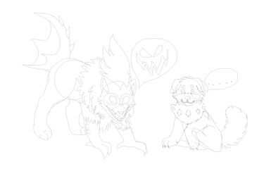 Scary Silvally and Rockruff (WIP)