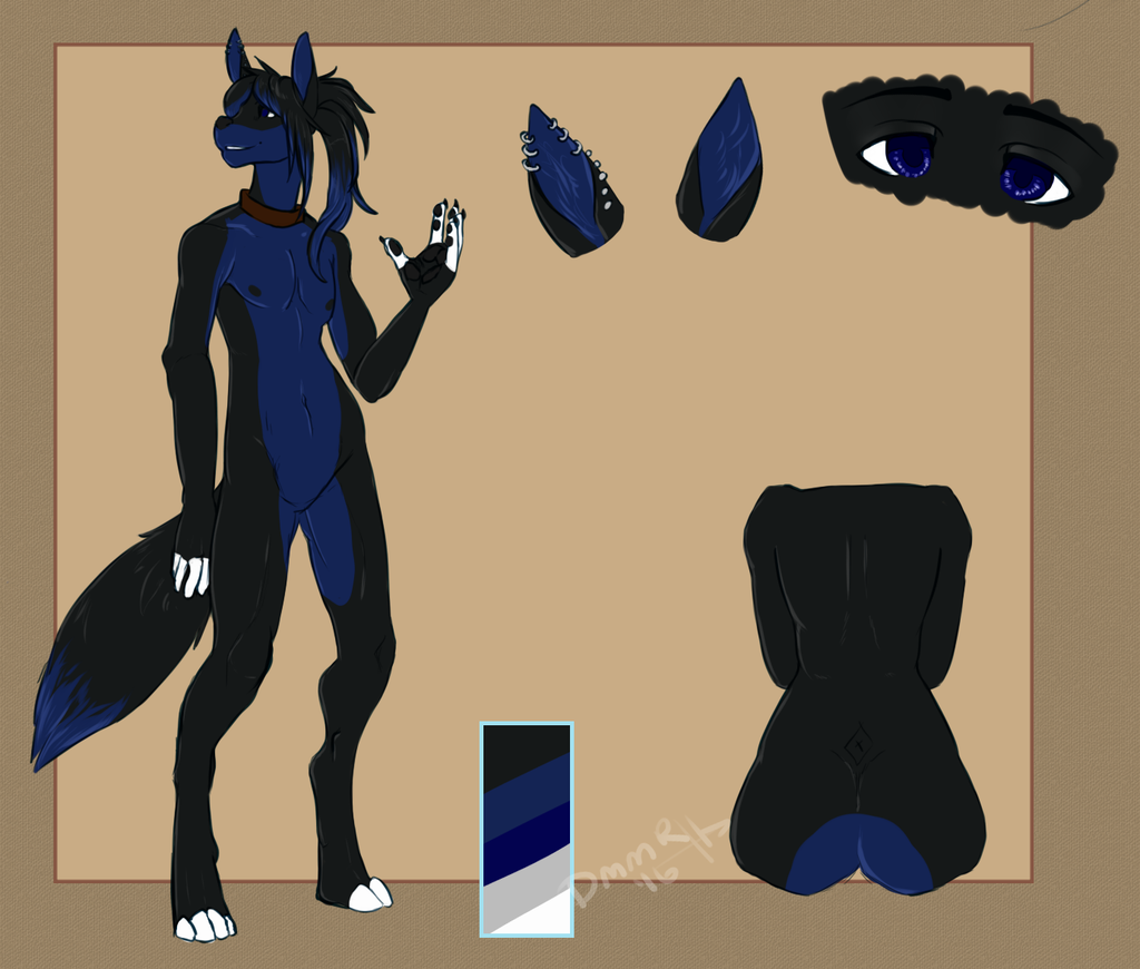 Most recent image: Reference Sheet (SFW)