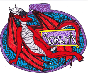 Stained Glass Style Fullbody Badge: Sorwyn