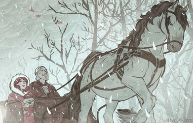 Winter ride (commission)