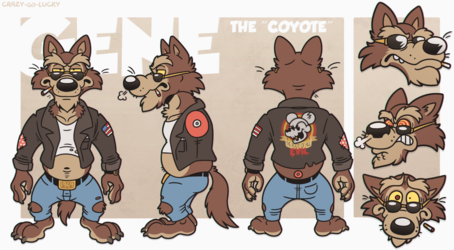 Gene The "Coyote" - Reference Sheet