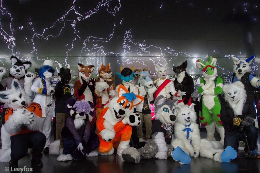 AFA 2015 Fursuit Group-2 (with Video)