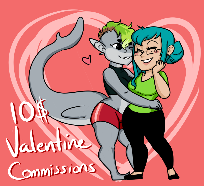Most recent image: $10 Valentine Commissions Open!