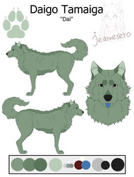 Reference sheet Daigo wolf form 2023