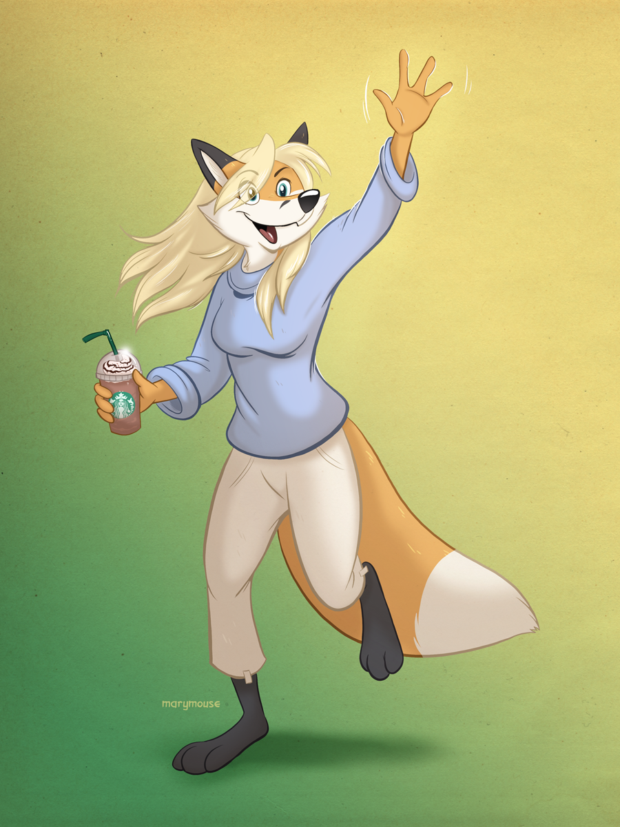 Latte colored commission - by Mary Mouse