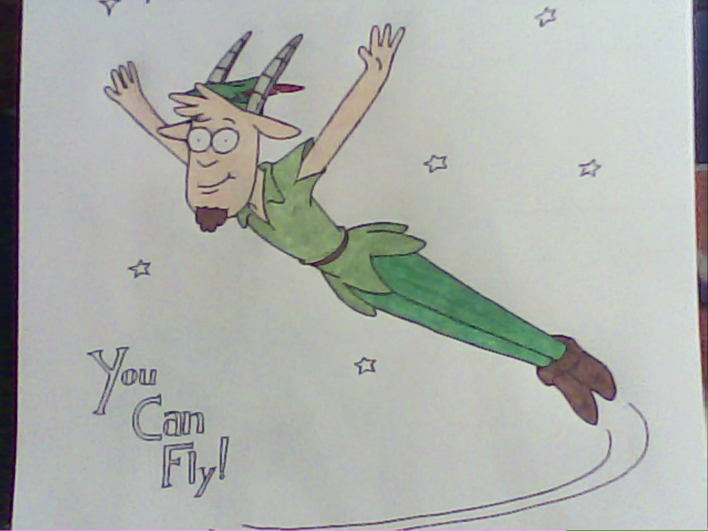 Thomas's First Cosplay- Peter Pan (colored)