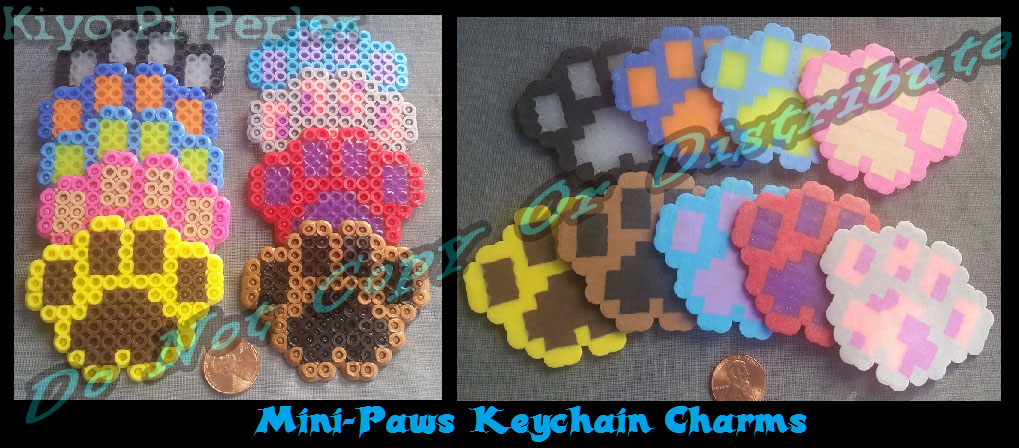 Mini-Paws Keychains (Original Pattern)