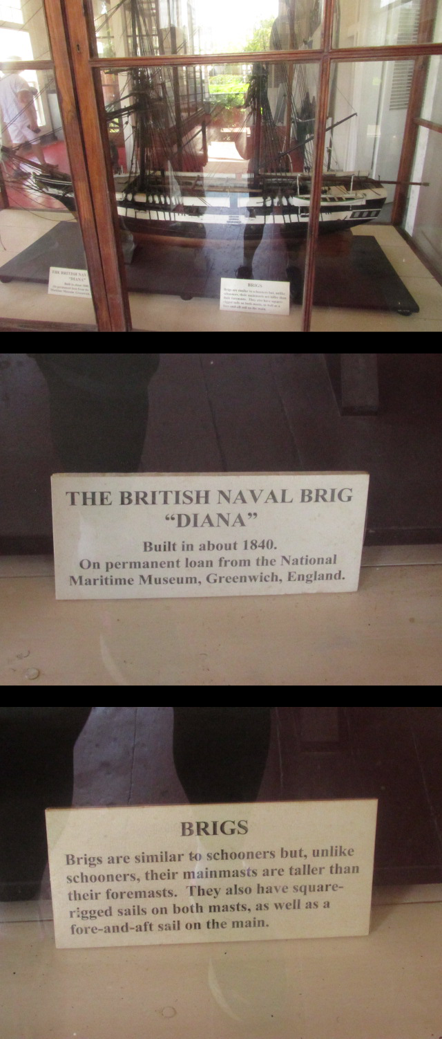 The British Naval Brig "Diana"