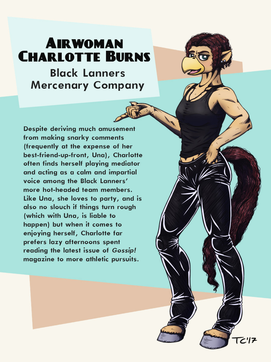 Avania Character Bio - Charlotte