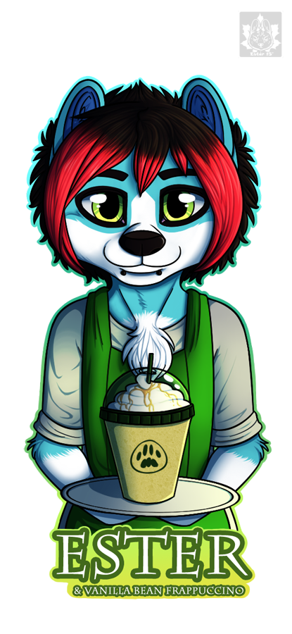 $25 Cafe themed badges -Ester - Example