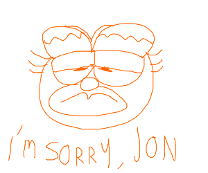 Garfield Tells Jon He's Sorry