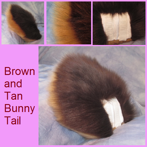 Brown and Tan Bunny Tail