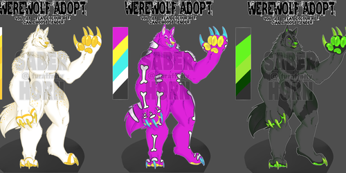 Werewolf Adoptables [2/3 OPEN]