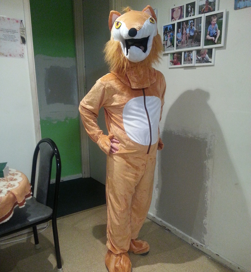 creepy fox costume