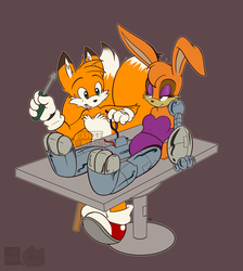 - [c] Tails and Bunnie -