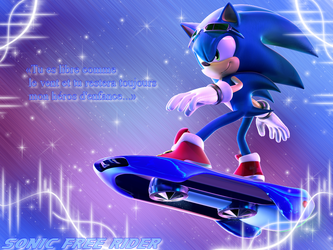 Sonic Free Riders Wallpaper