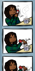 Is it even hot chocolate anymore [Comic]