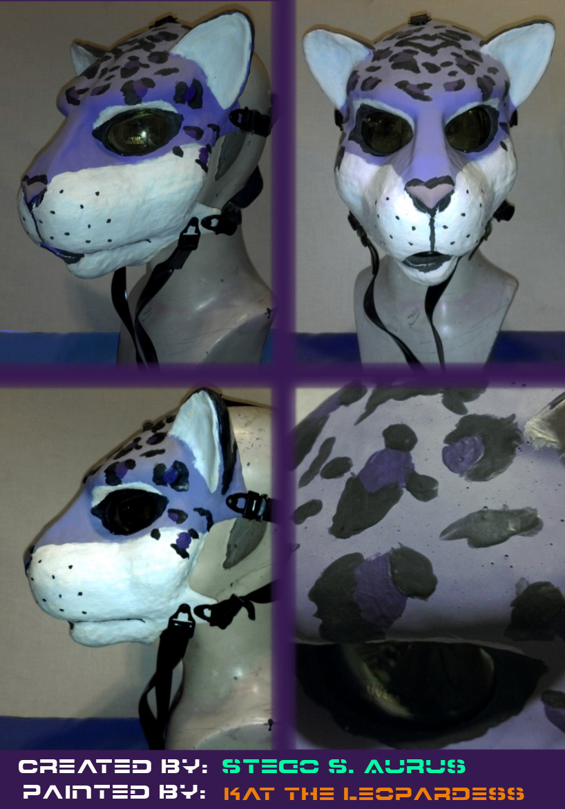 Painted Gas Mask: Syah