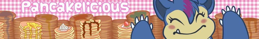 Banner for pancakelicious! [commission]