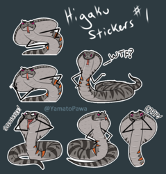 Higaku sticker set #1