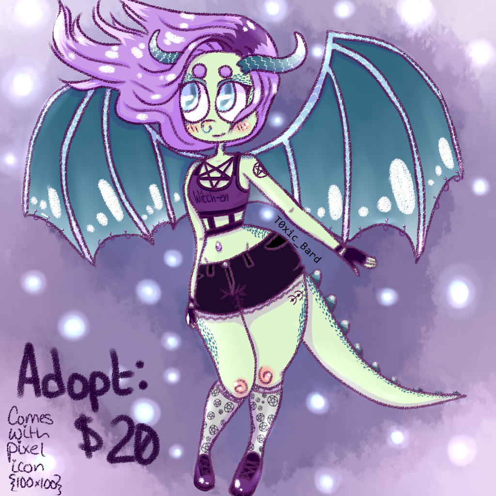 Witchy Dragon Adoptable