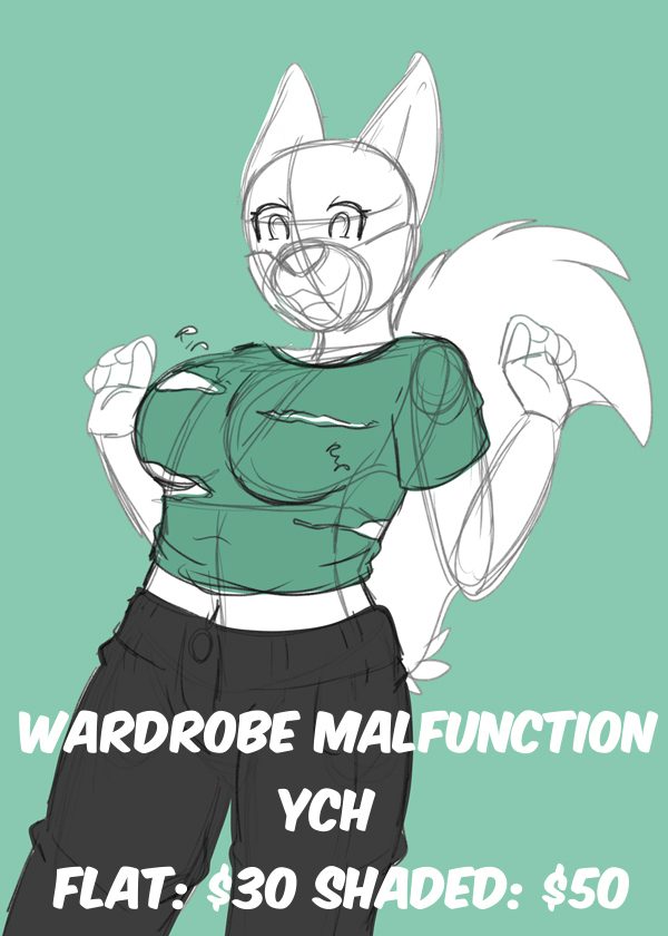 Wardrobe Malfunction - YCH