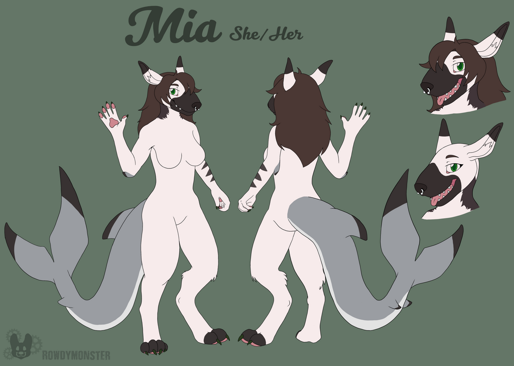 Most recent image: Mia Reference Sheet SFW