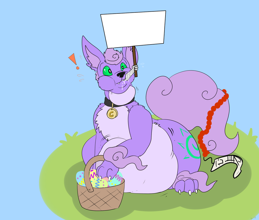 Easter Noms Make Happy Doggies! - by Annika