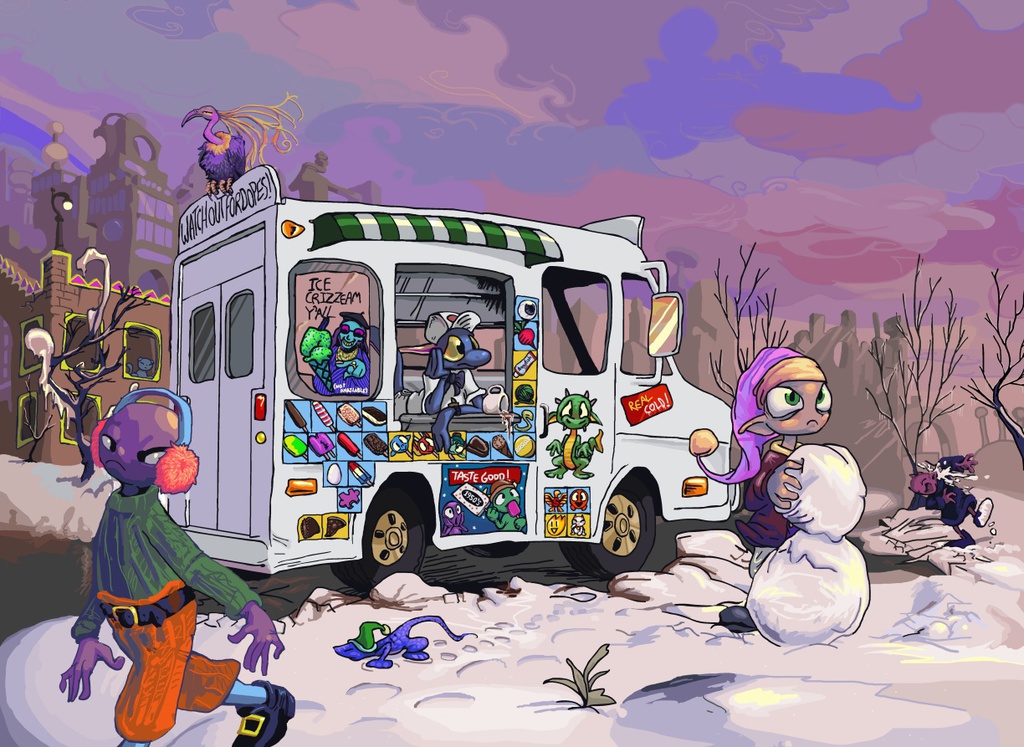 The loneliest ice cream truck