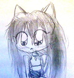 (Sketch-Drawn) Kitty Girl