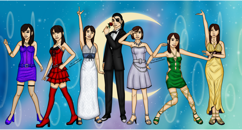 Tuxedo Majima and the Sailor Hostesses