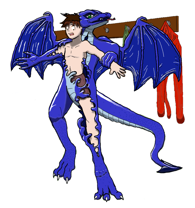 Costume Shop Story 1: Dragon Suit Transformation.