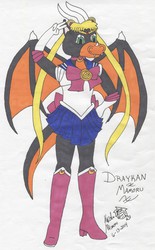 Draykan Cosplaying as Sailor Moon!