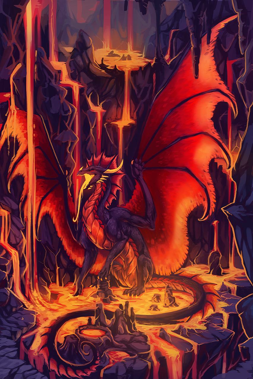 Magma Dragon - by Acidapluvia