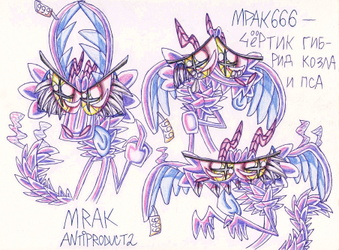 Mrak666-demon character